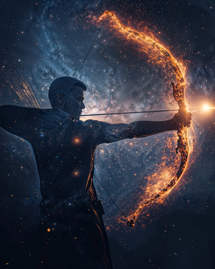 Hyper Realistic variant 2 — Sagittarius Zodiac Art Print