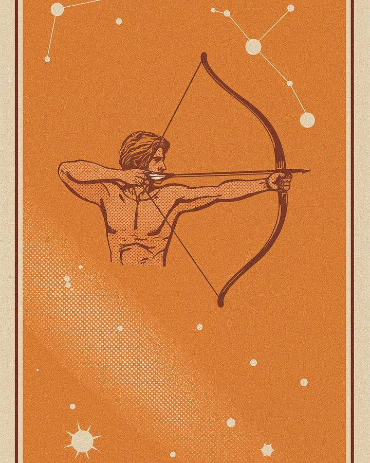 Vintage Posters variant 1 — Sagittarius Zodiac Art Print