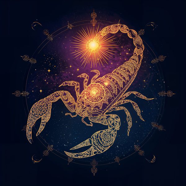 Scorpio Scorpion Digital Art Print