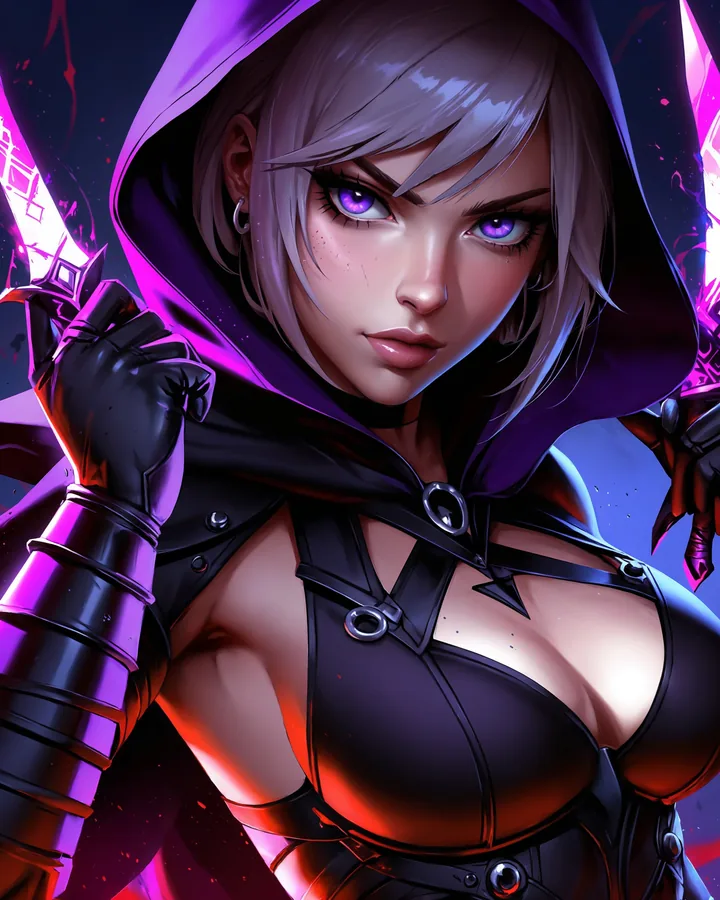 Anime variant 1 — Scorpio Zodiac Art Print