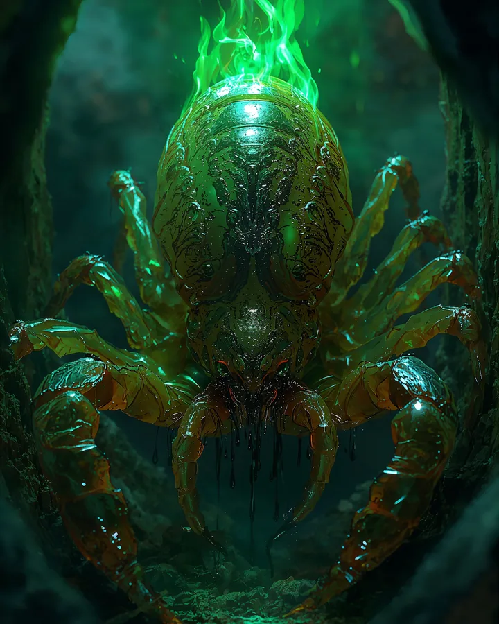 Halloween Horrors variant 1 — Scorpio Zodiac Art Print