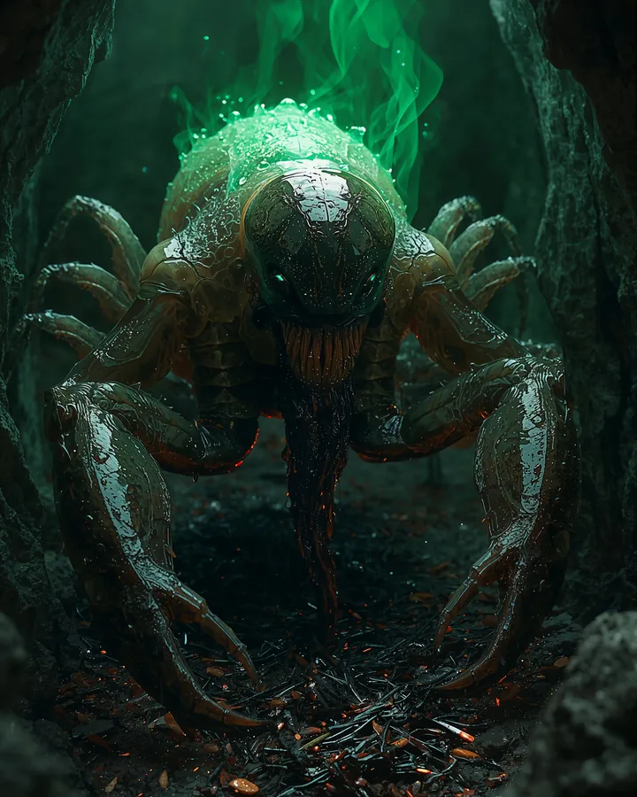 Halloween Horrors variant 2 — Scorpio Zodiac Art Print