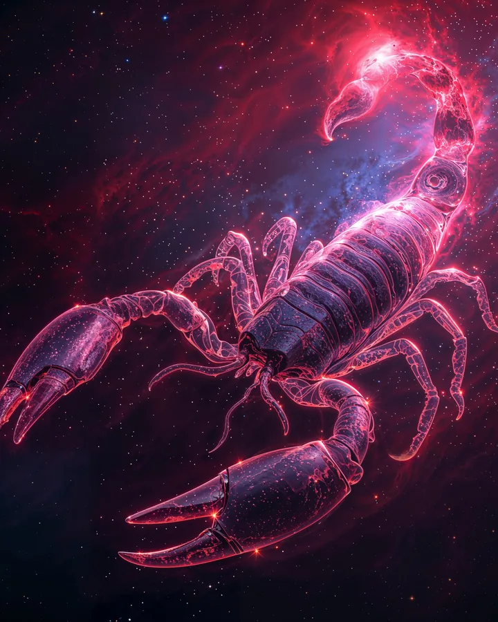 Hyper Realistic variant 1 — Scorpio Zodiac Art Print