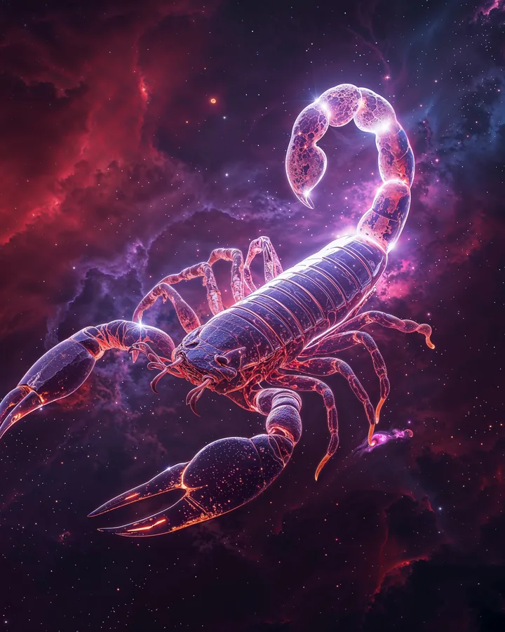 Hyper Realistic variant 2 — Scorpio Zodiac Art Print