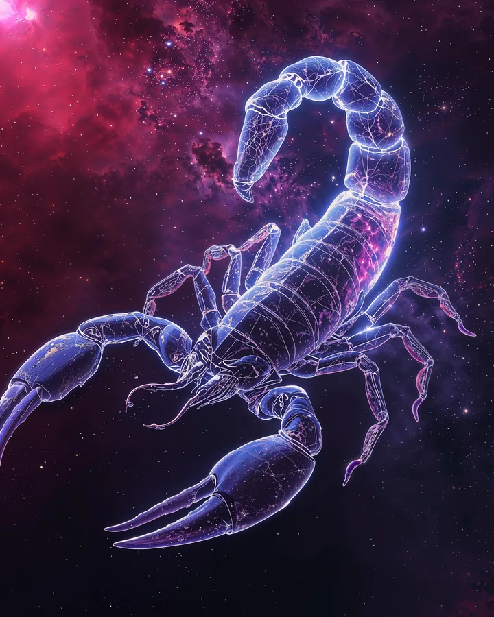 Hyper Realistic variant 3 — Scorpio Zodiac Art Print