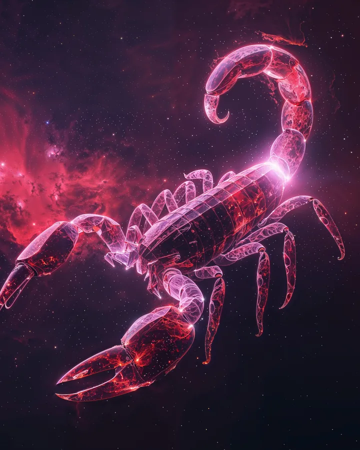 Hyper Realistic variant 4 — Scorpio Zodiac Art Print
