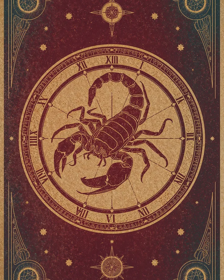 Vintage Posters variant 1 — Scorpio Zodiac Art Print