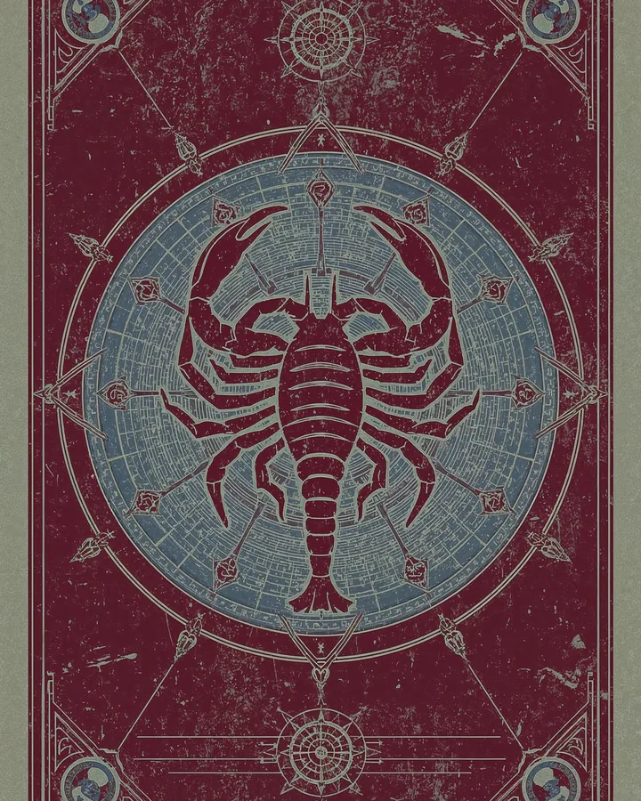 Vintage Posters variant 2 — Scorpio Zodiac Art Print