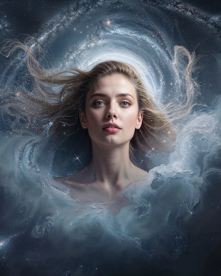 Hyper Realistic variant 1 — Virgo Zodiac Art Print